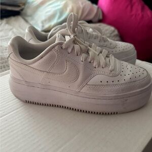 Platform Nike Women's White Sneakers